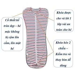 Chũn/ nhộng chống giật mình (cotton)