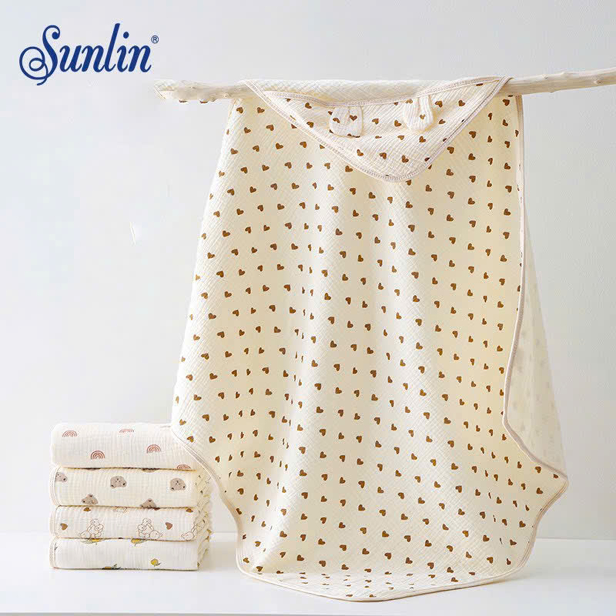 Ủm xô Muslin cho bé Kiluta đẹp