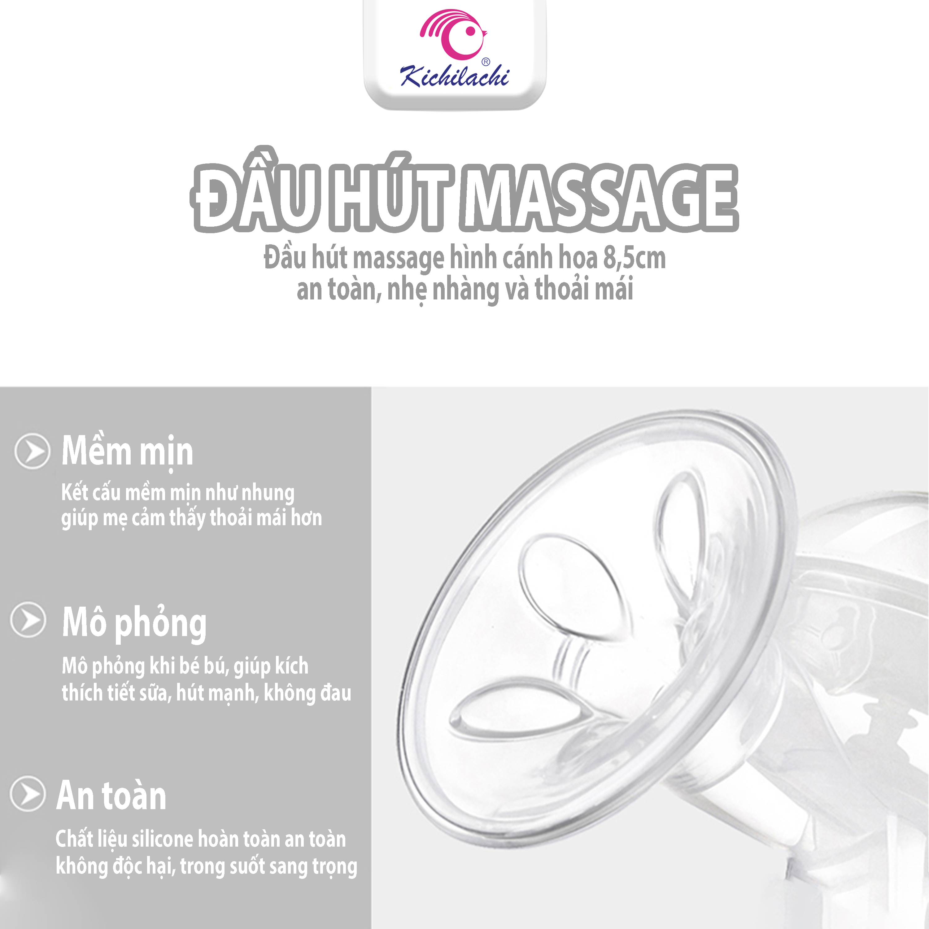Hút sữa bằng tay Kichi