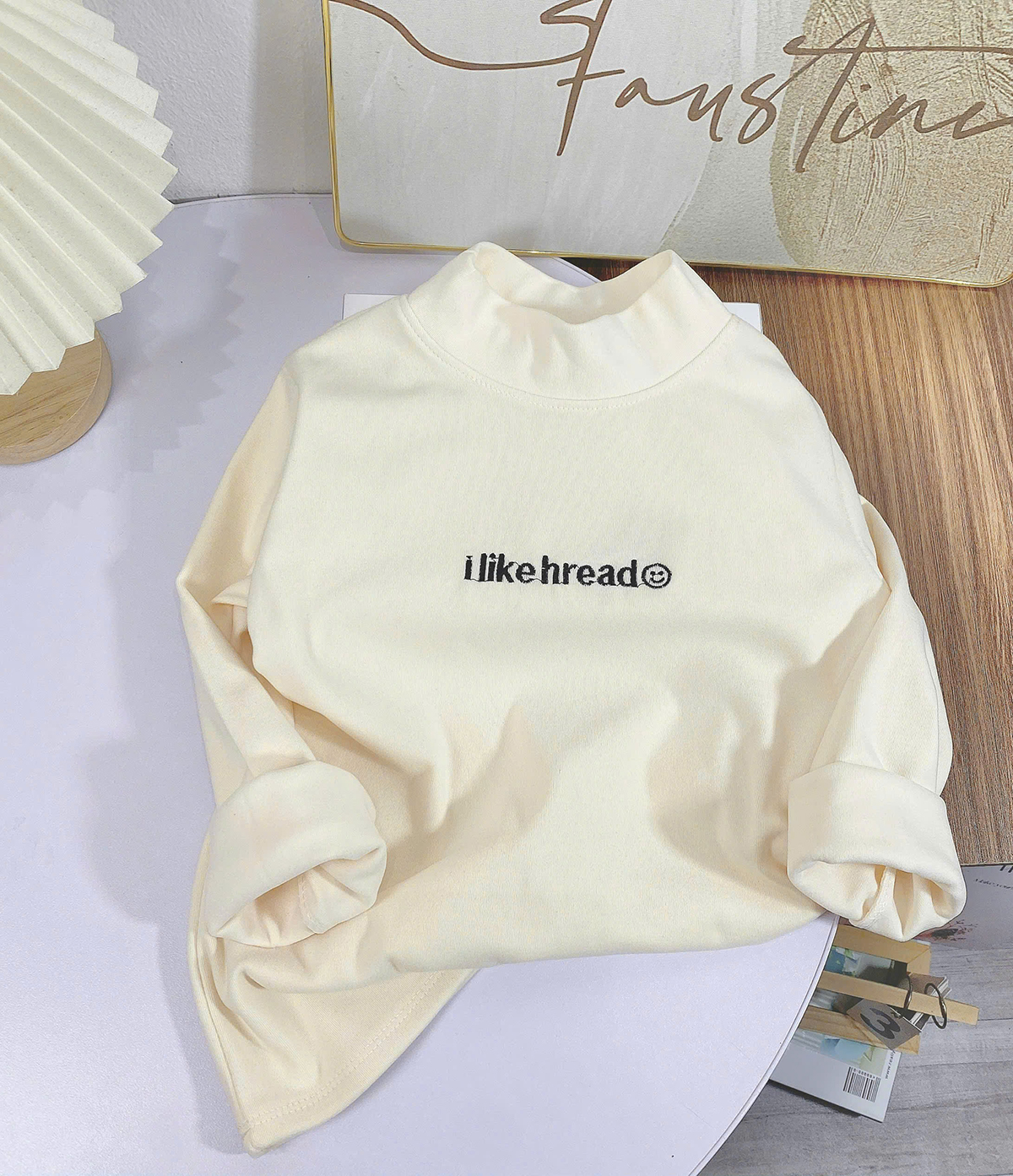 Áo giữ nhiệt Zip lông cún nhỡ