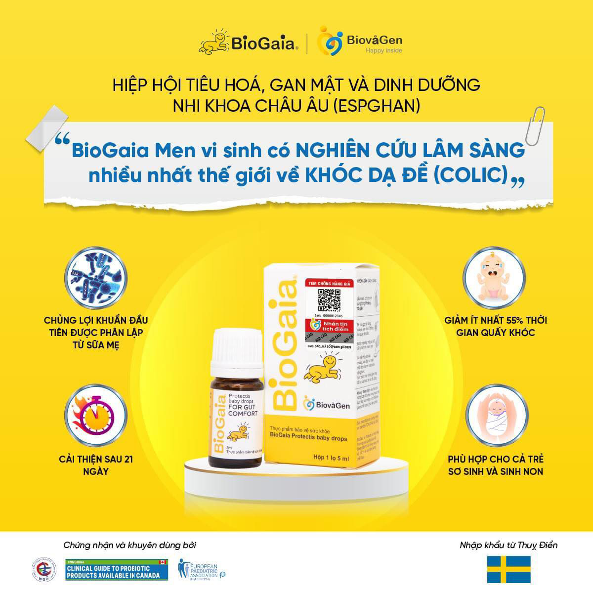 Men Biogaia 5ml (tem NK)