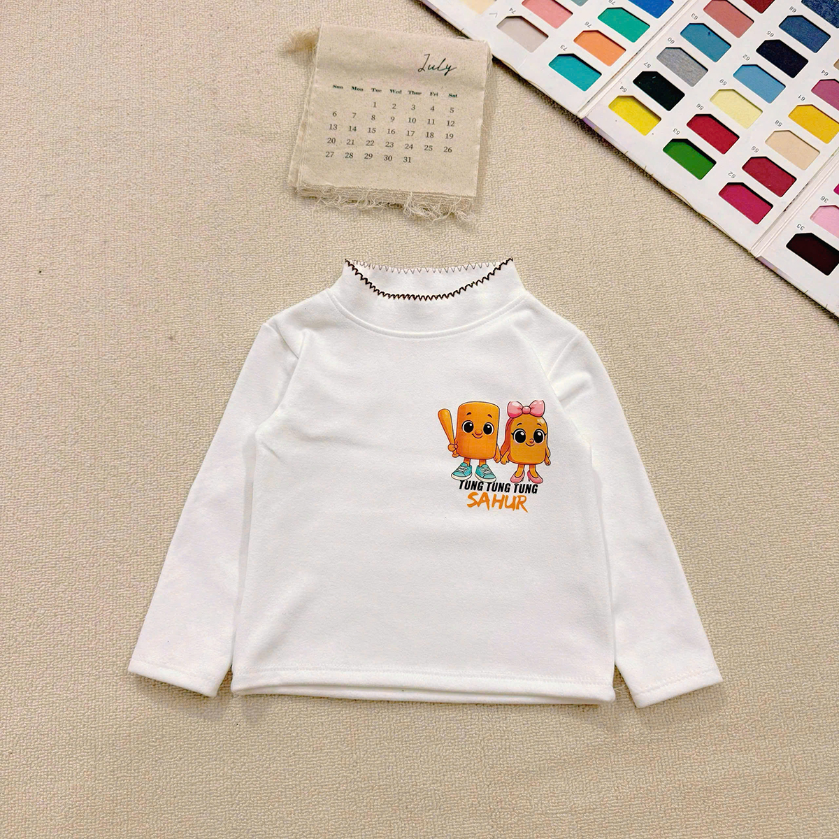 Áo giữ nhiệt Zip lông TungTung nhỡ