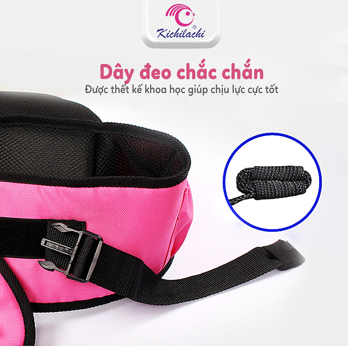 Địu cho bé Kichi