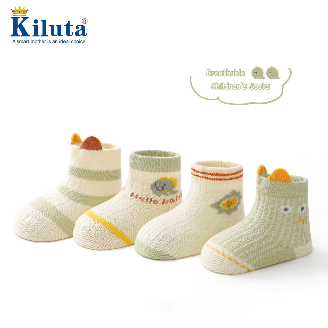 Set 4đ tất lưới nhí đẹp Kiluta
