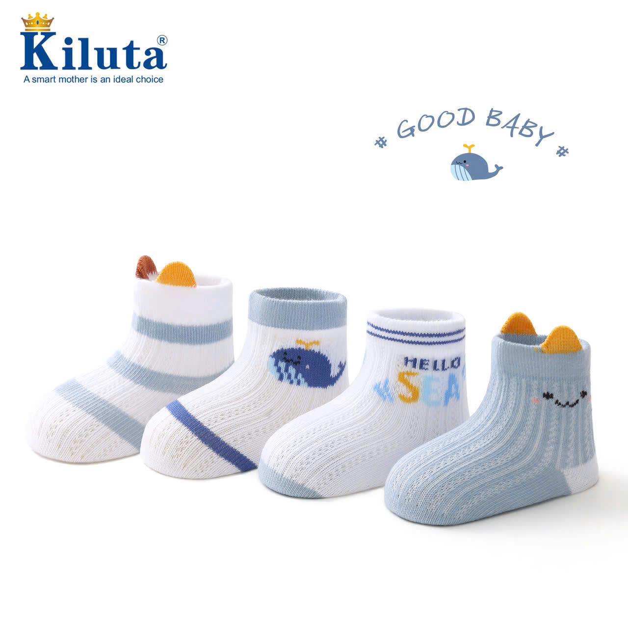 Set 4đ tất lưới nhí đẹp Kiluta