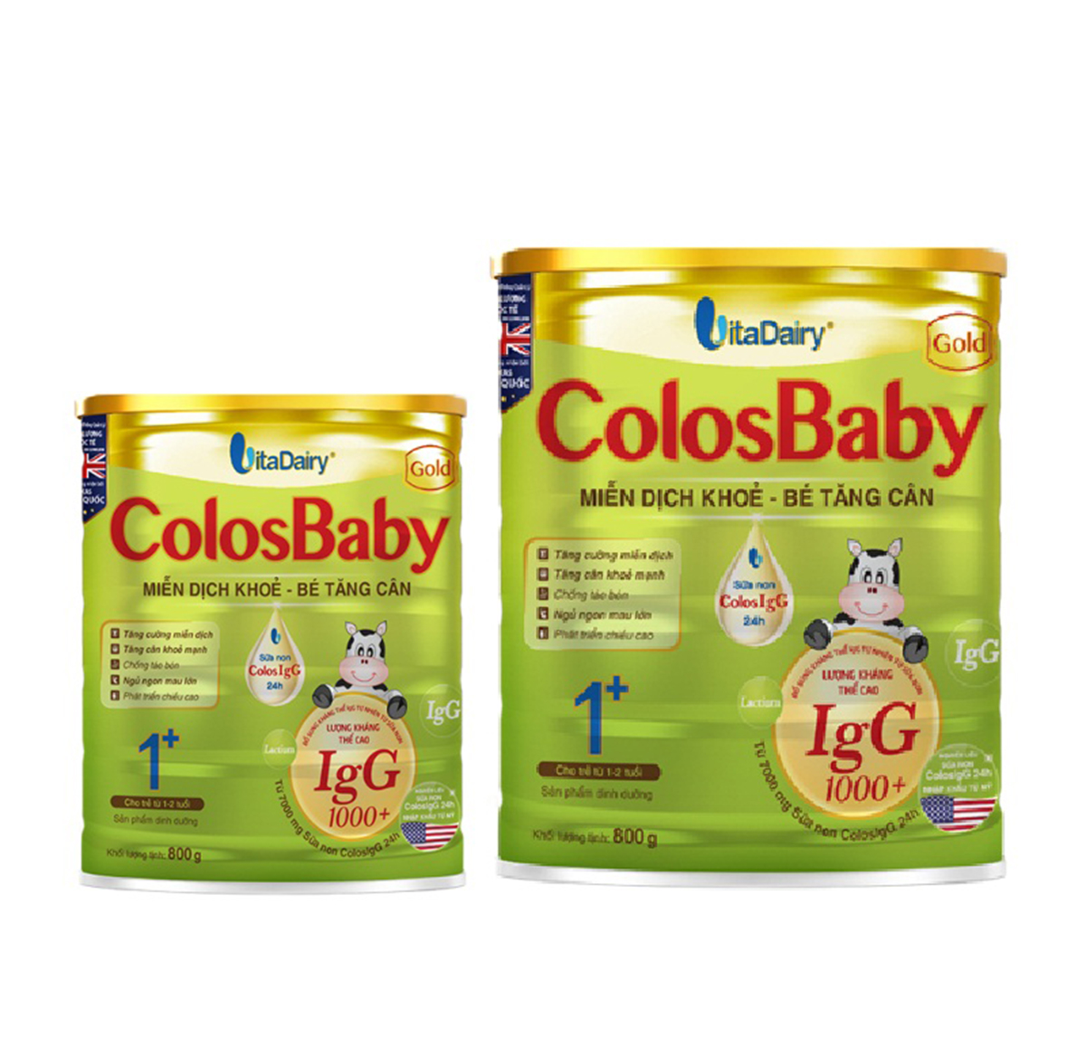 Sữa bột Colos Baby Gold các số