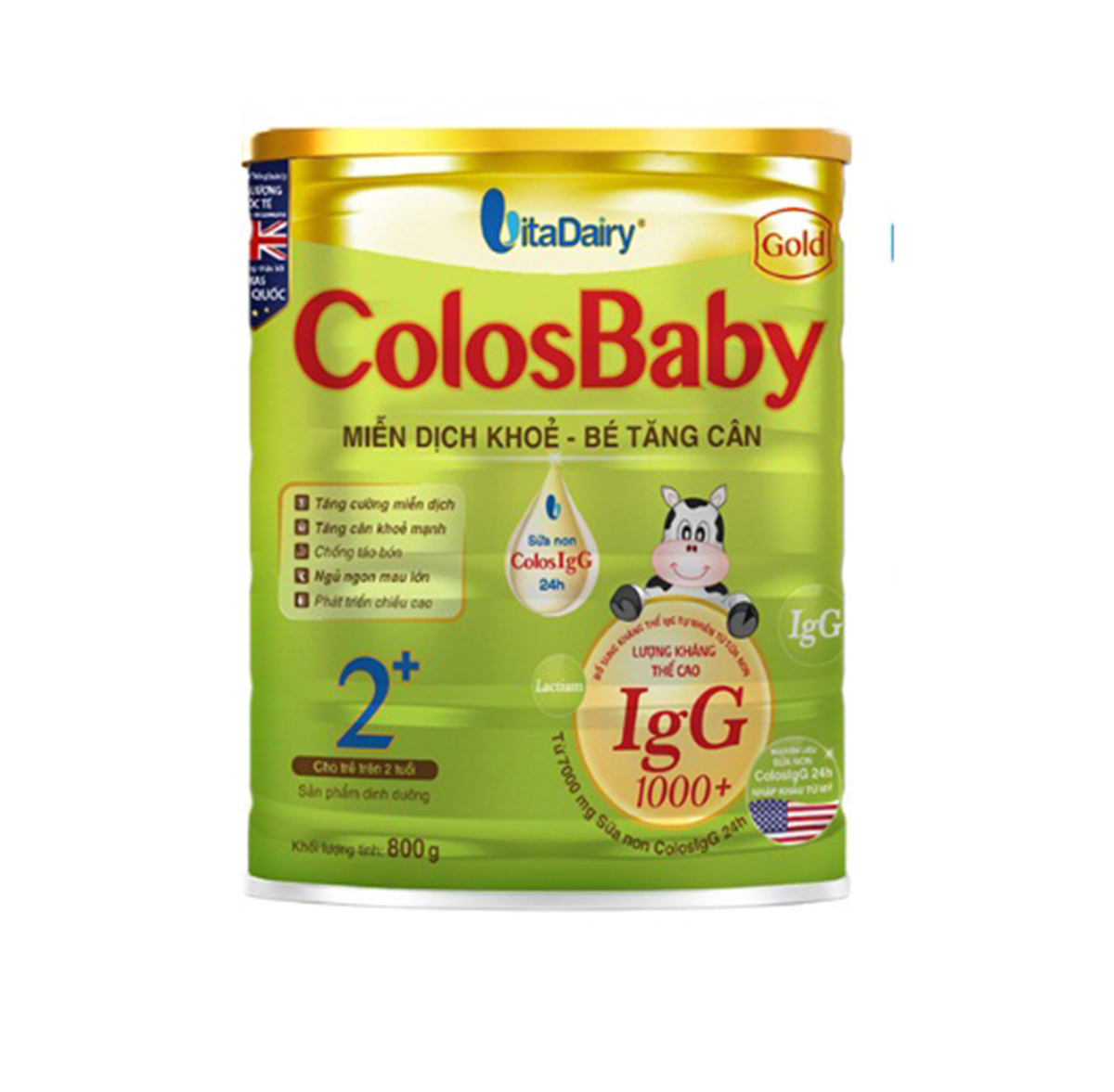 Sữa bột Colos Baby Gold các số