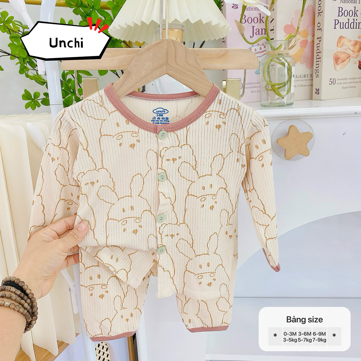 Bộ dài sơ sinh Unchi 1