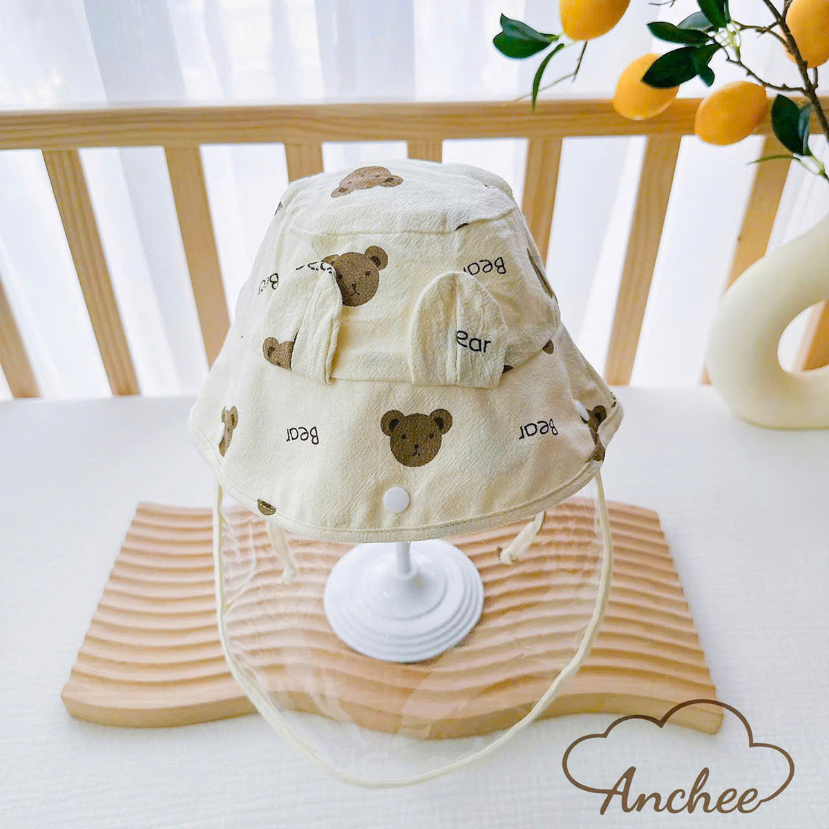 Mũ vành hãng kèm kính