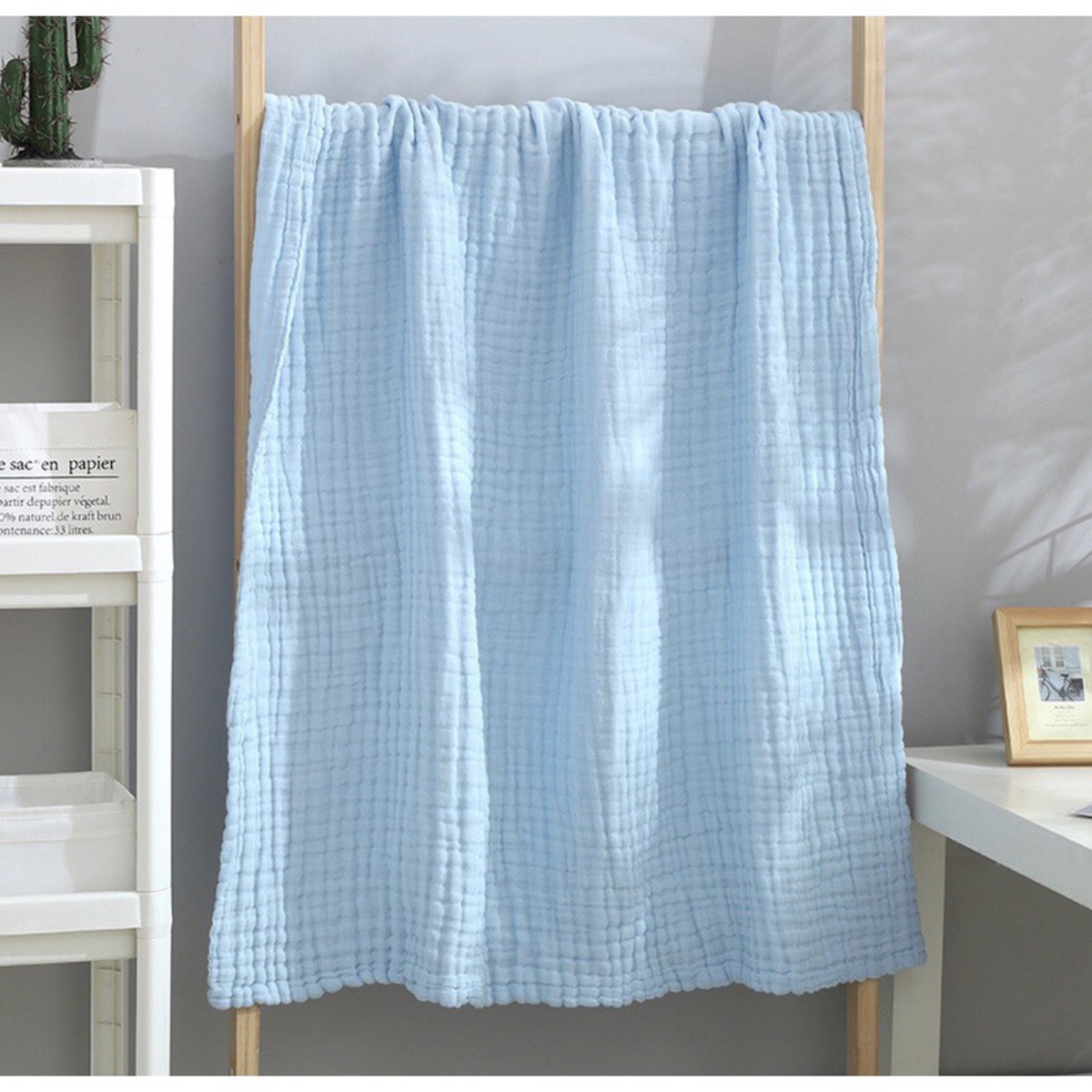 Khăn tắm xô nhăn 6 lớp (màu)