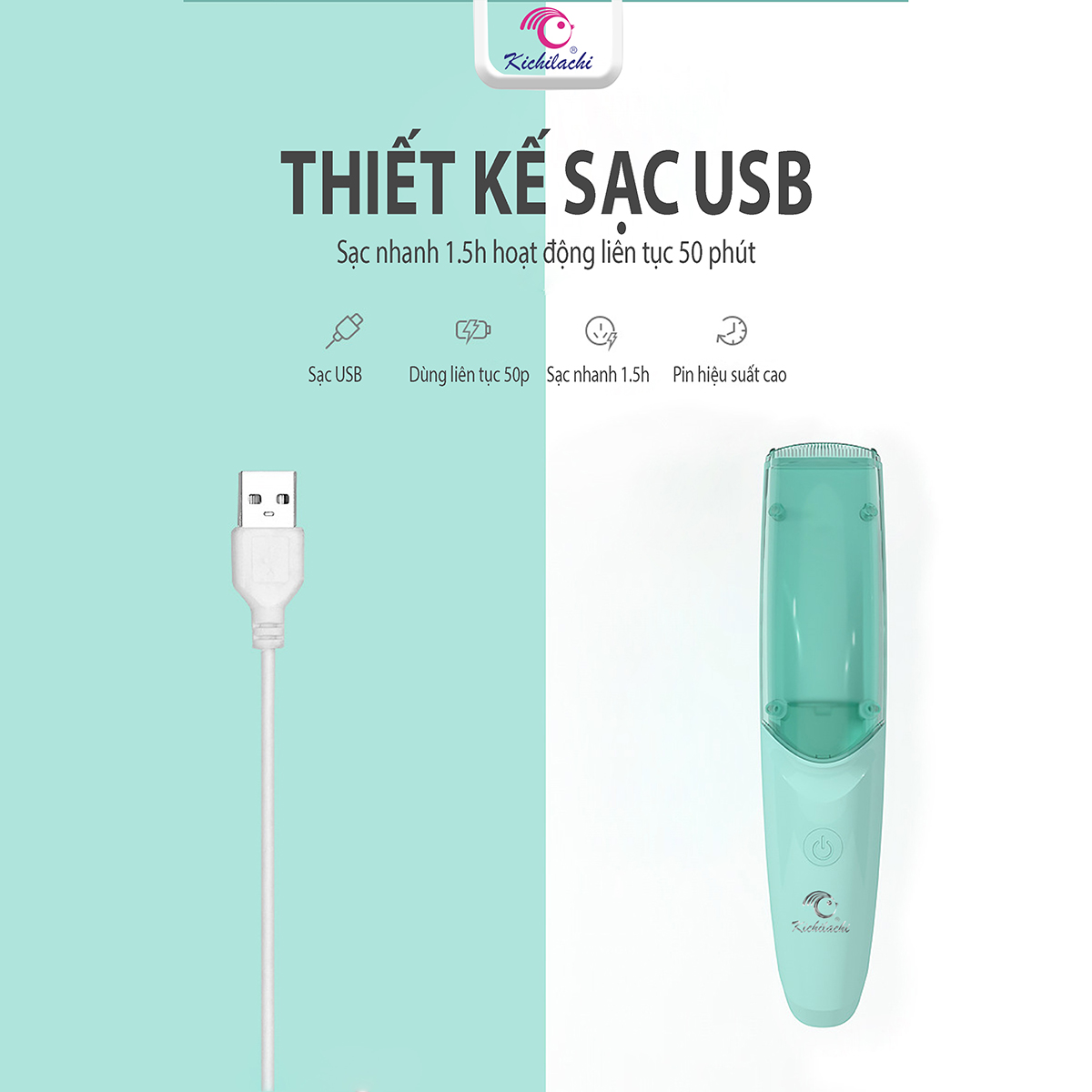 Tông đơ cắt tóc Kichi