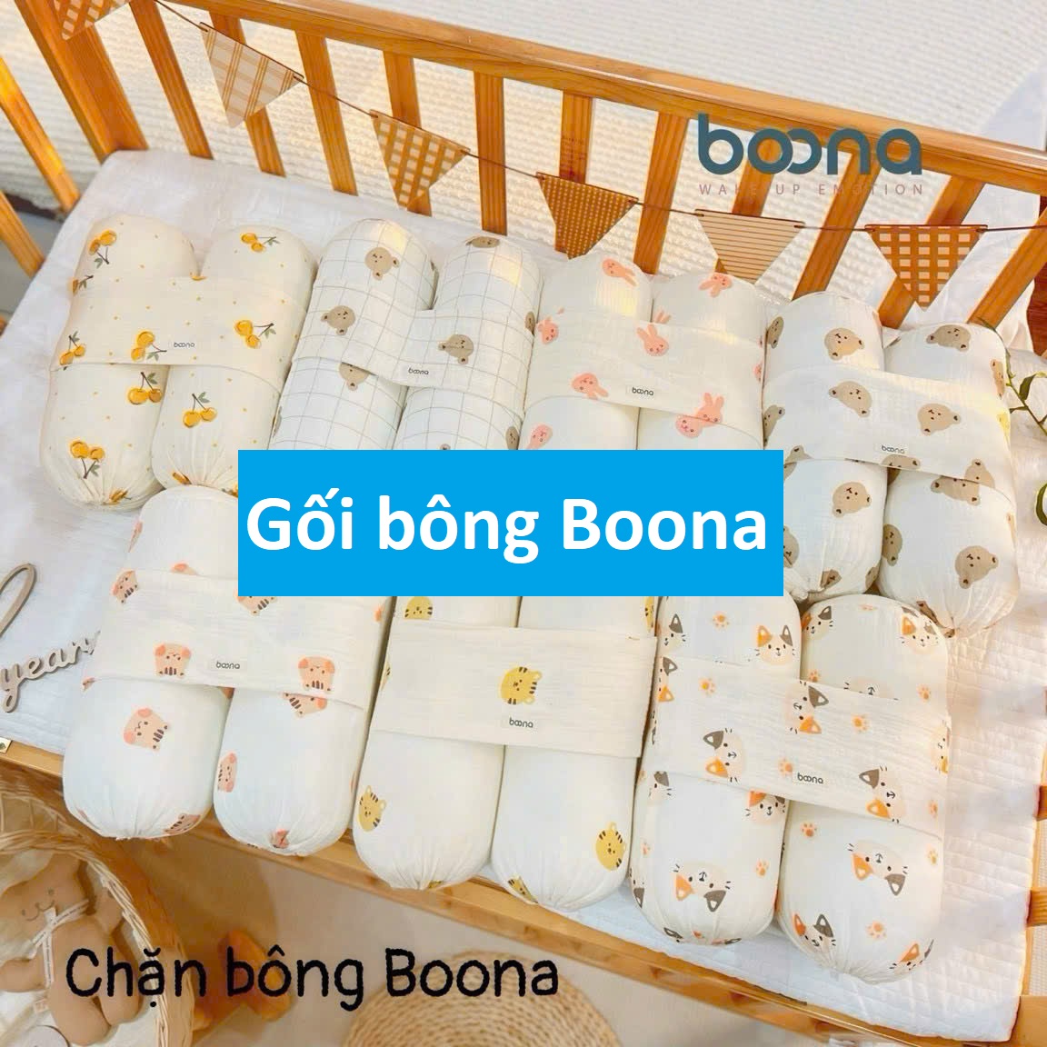 Bộ chặn chống giật mình bông Boona