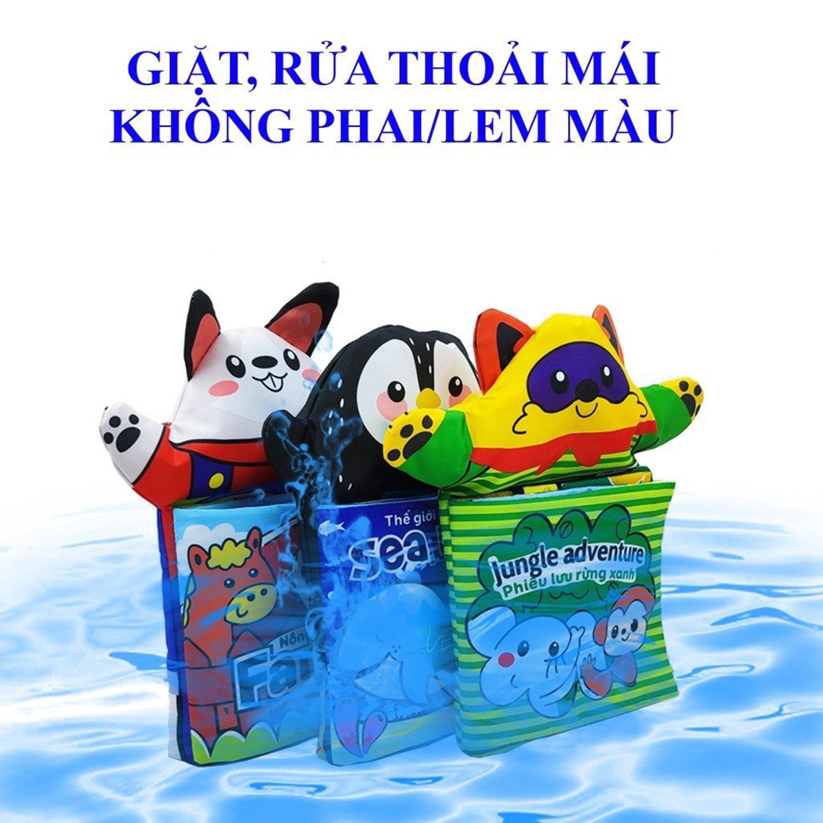 Sách vải múa rối cho bé cao cấp