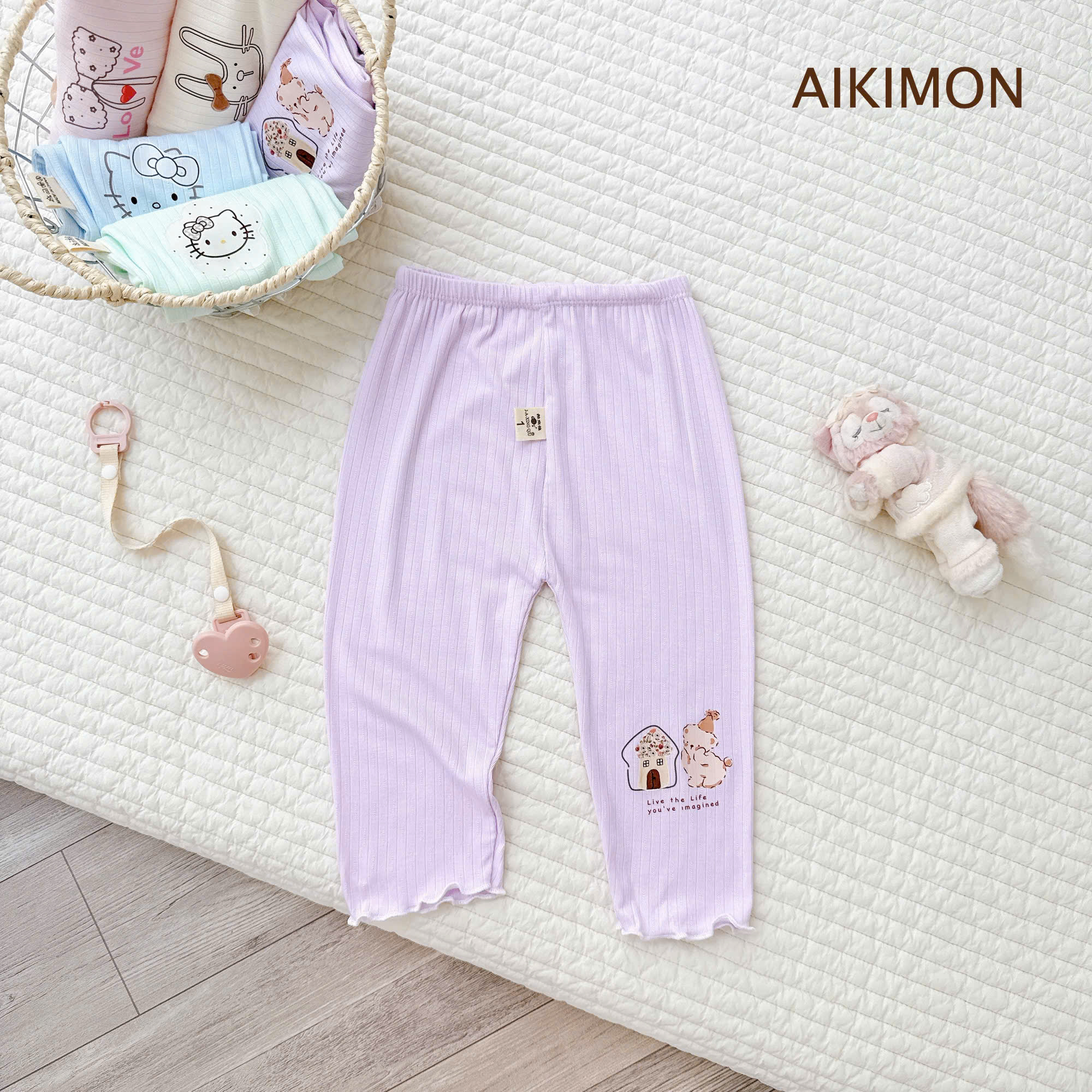 Combo 3 quần legging bé gái