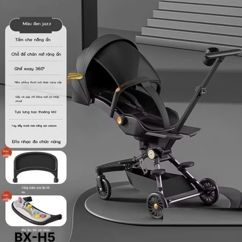 Xe đẩy gấp gọn cao cấp 0m+