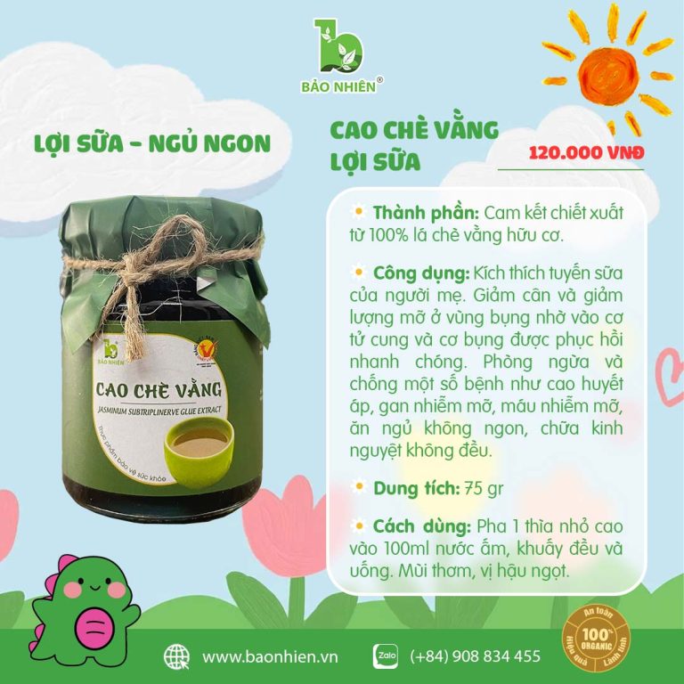 Cao chè vằng Bảo Nhiên