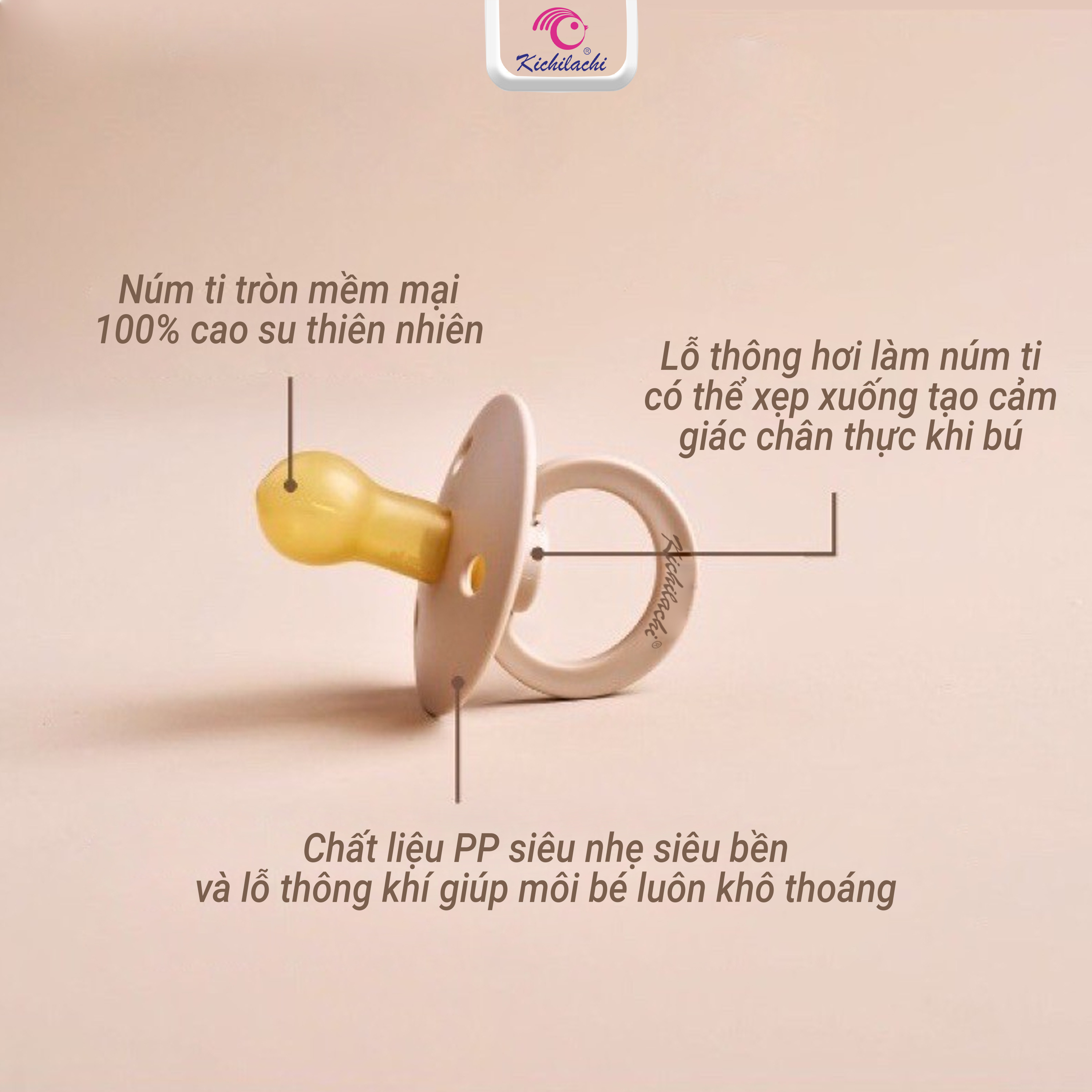 Ty giả nguyên khối Kichi cao cấp