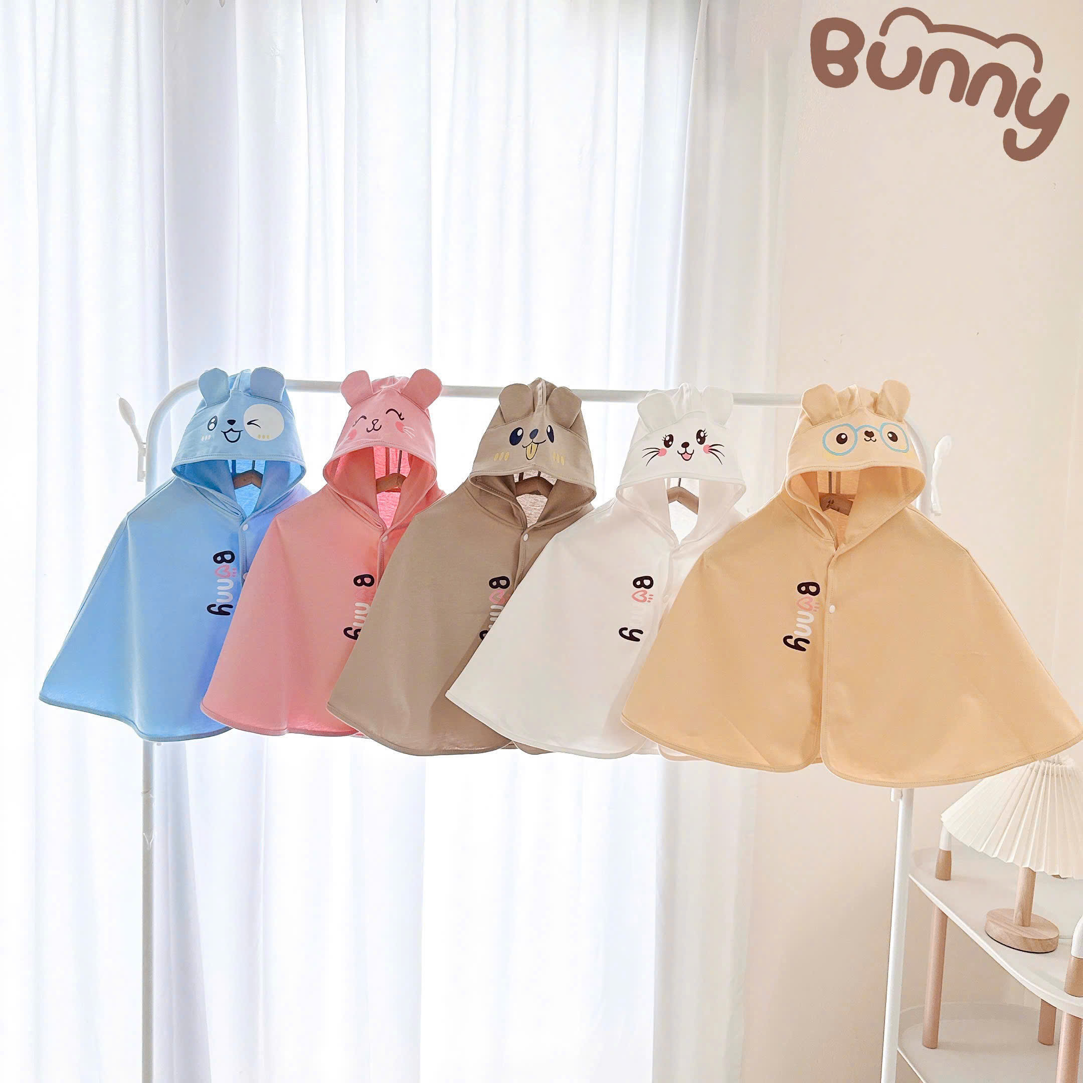 Áo choàng nắng coton cc Bunny