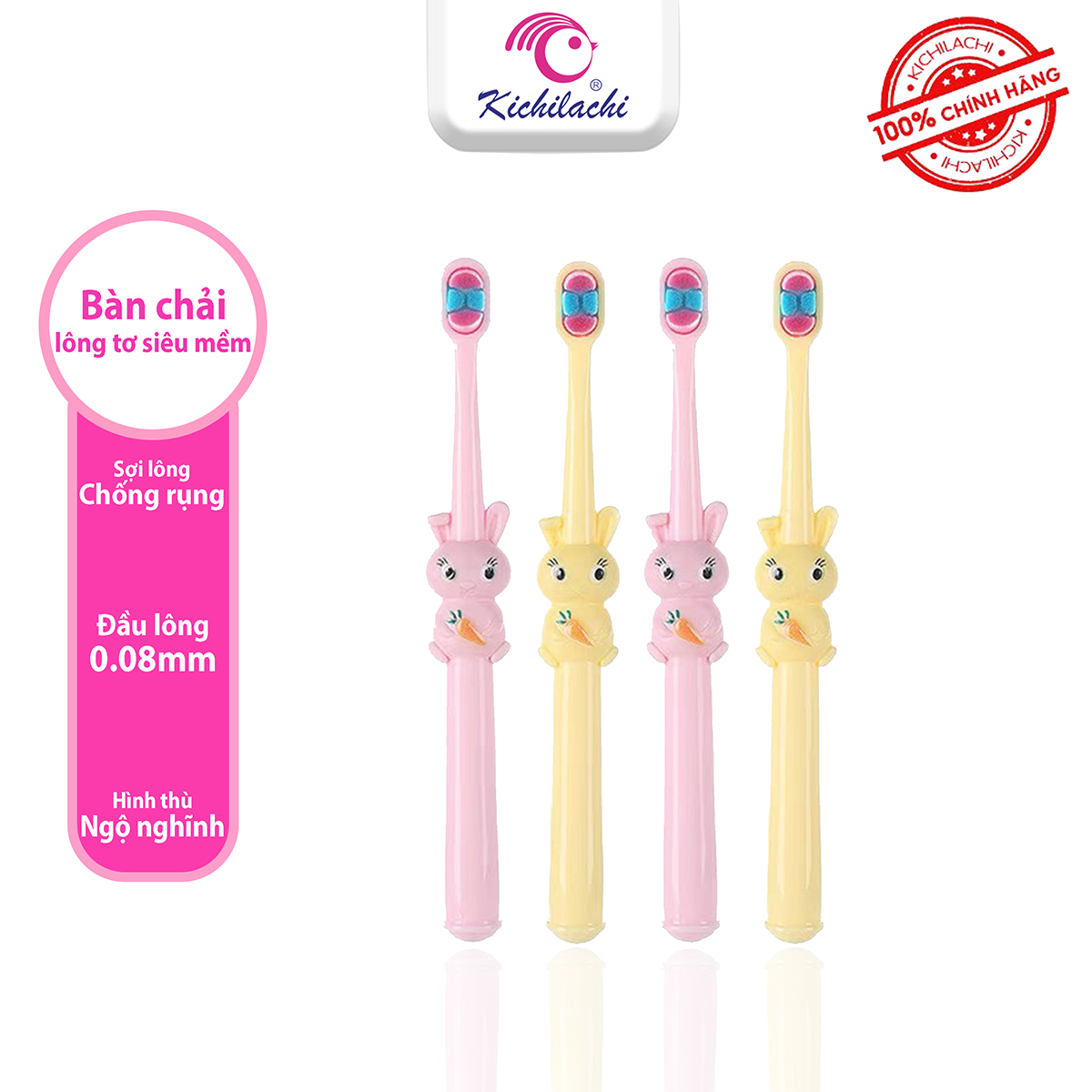 Bàn chải lông tơ cho bé (3y+)