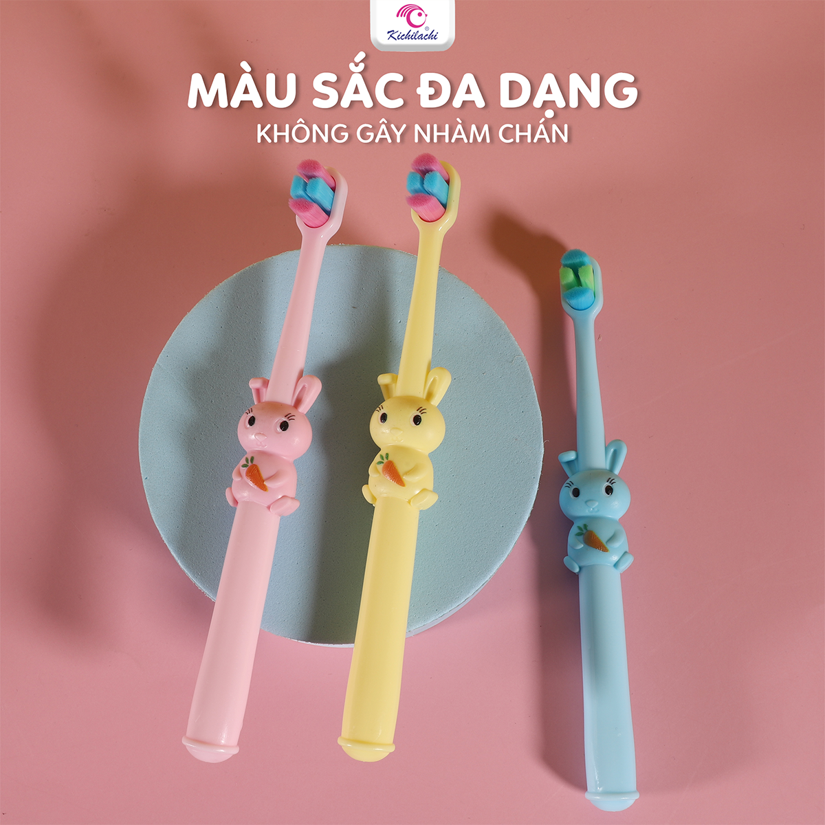 Bàn chải lông tơ cho bé (3y+)
