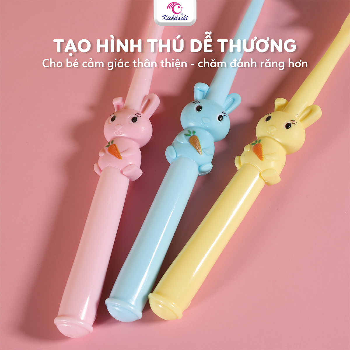 Bàn chải lông tơ cho bé (3y+)