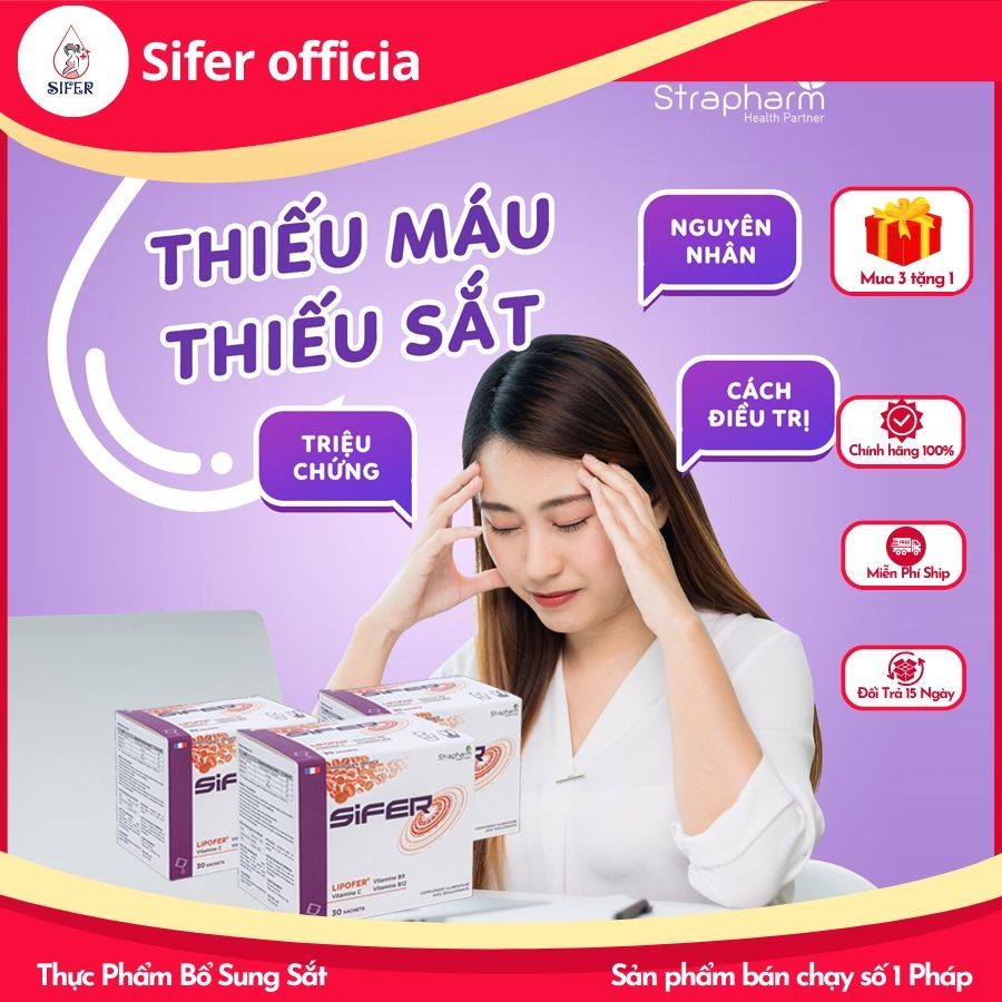 Sắt bột Sifer 30 gói (9m+)