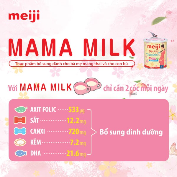 Sữa bầu Meiji mama 350g (Nhật)