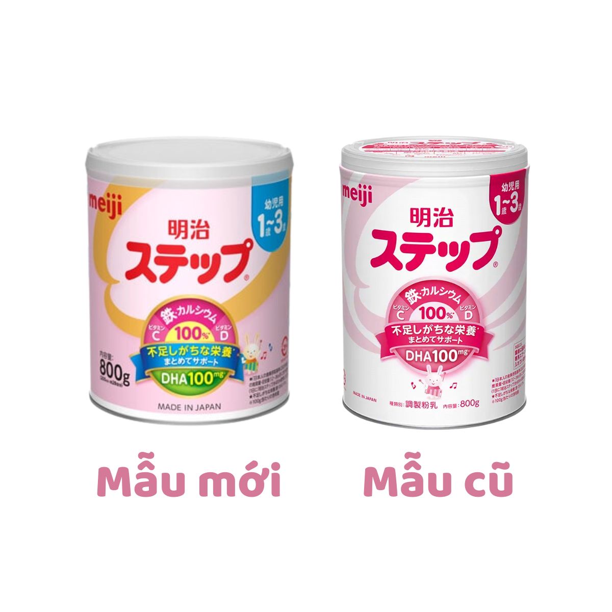 Sữa bột Meiji nội địa 800g (1-3 tuổi)