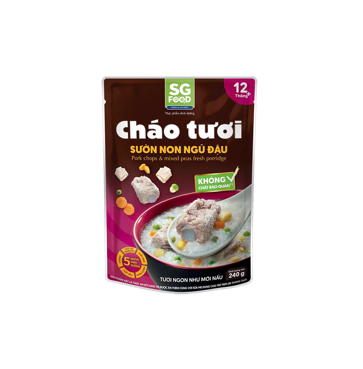Cháo tươi SGF 240g (12m+)