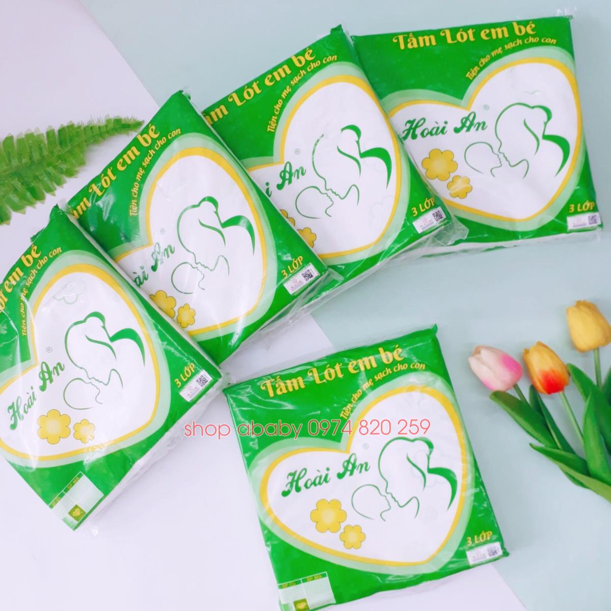 Miếng lót em bé 1 lần Hòai An (tốt)