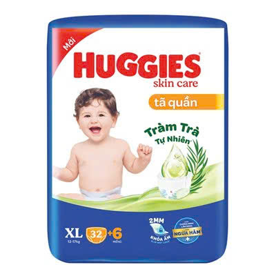 Bỉm quần Huggies tràm trà các size