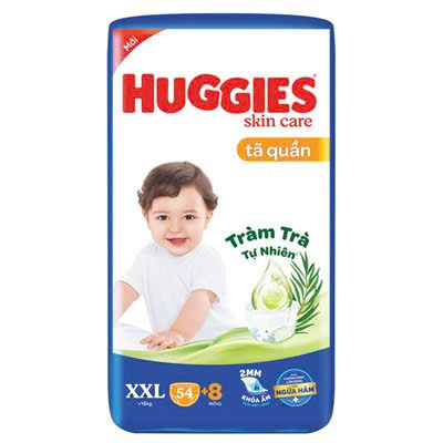 Bỉm quần Huggies tràm trà các size