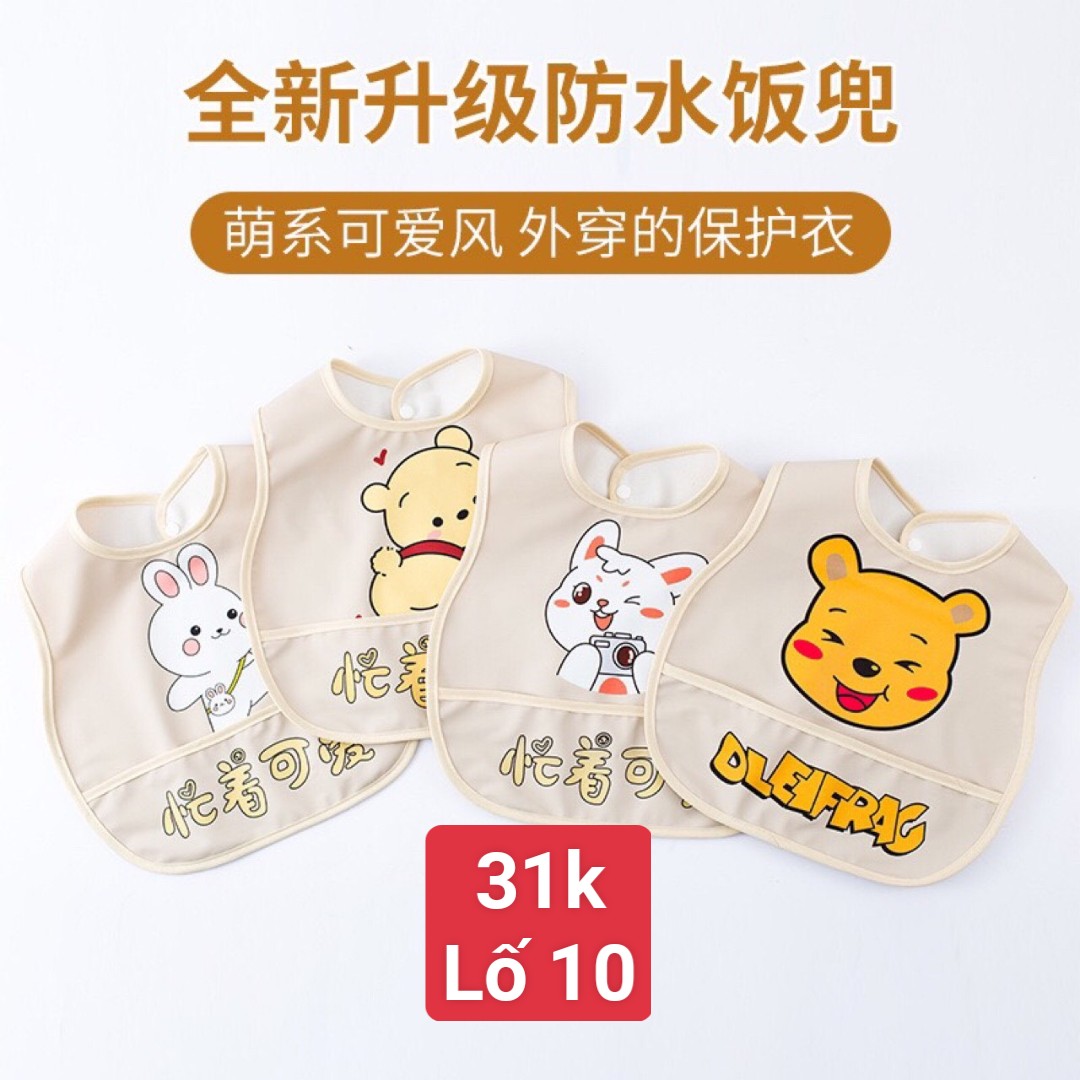 Áo yếm ăn dặm cho bé