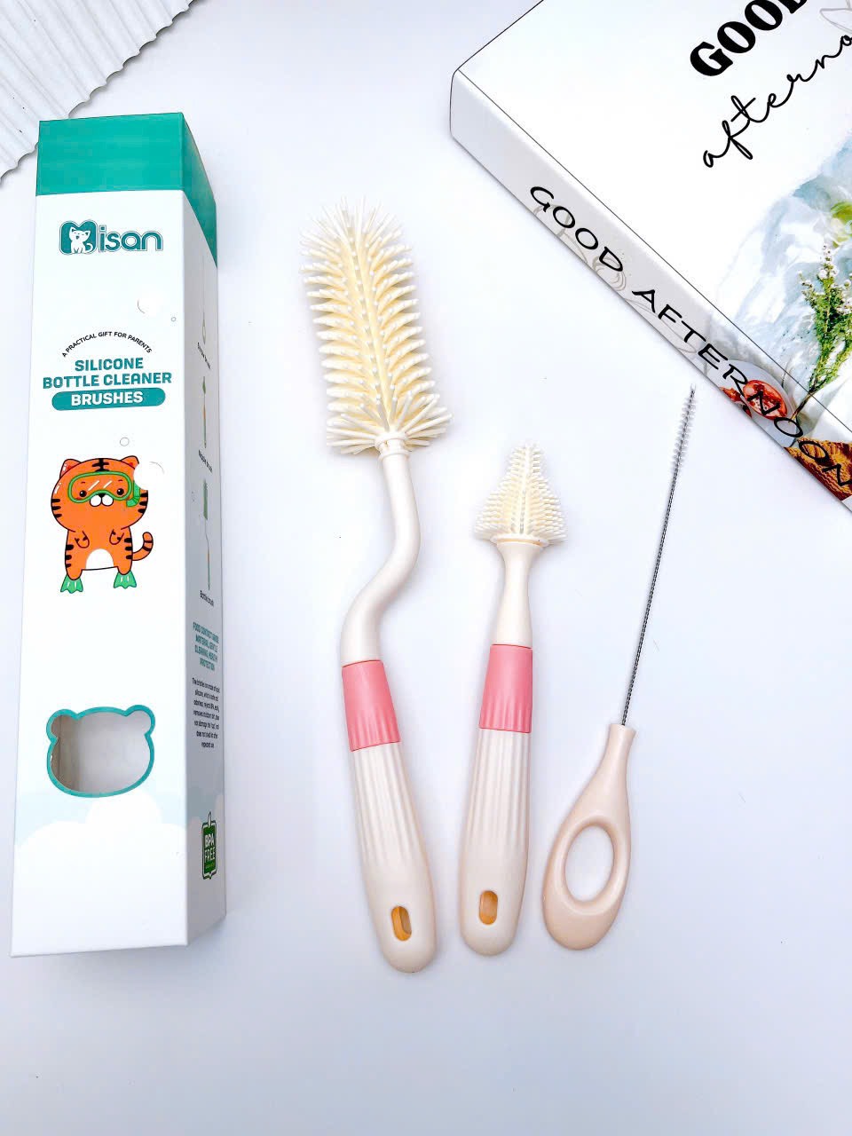 Cọ rửa bình silicone Misan