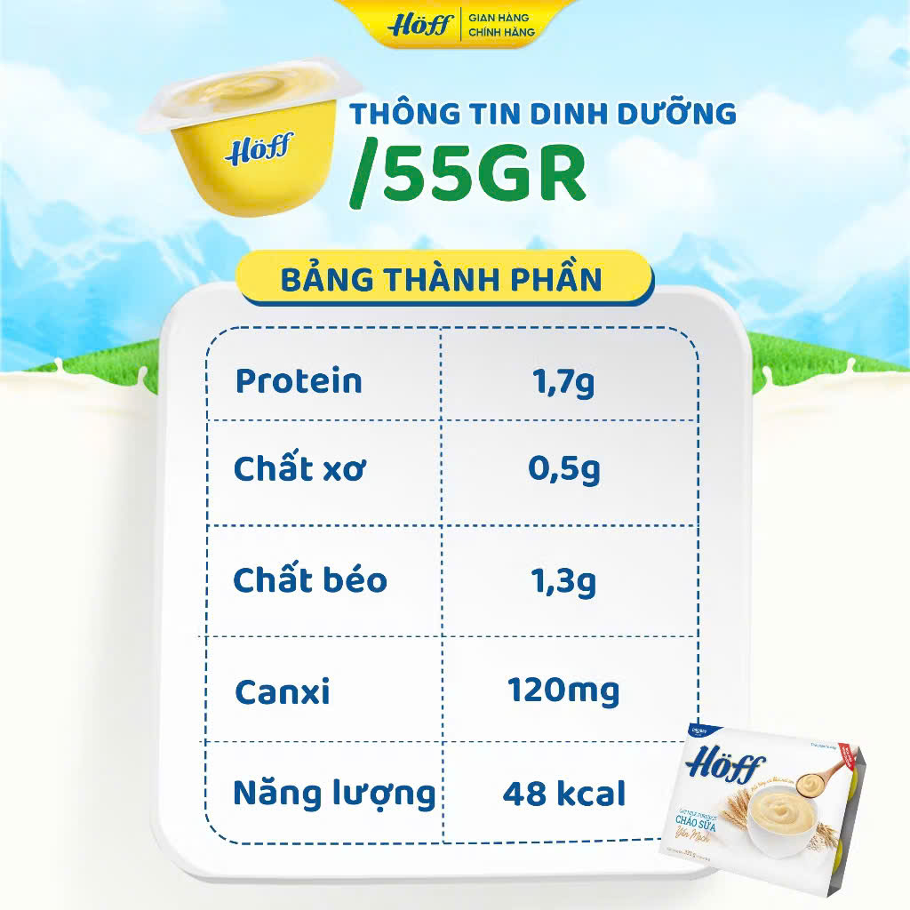 Cháo sữa Hoff 6m+