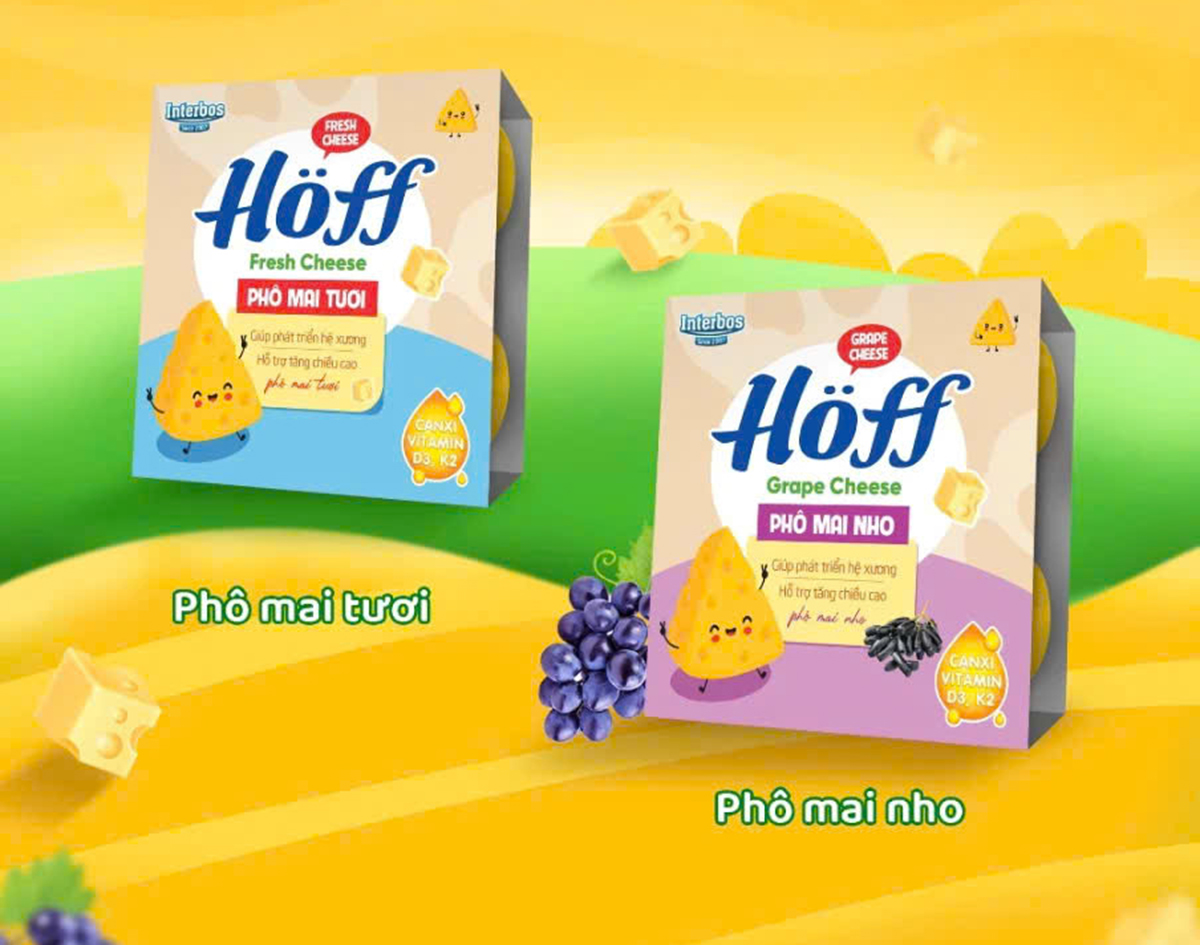 Phô mai tươi  tăng chiều cao Hoff