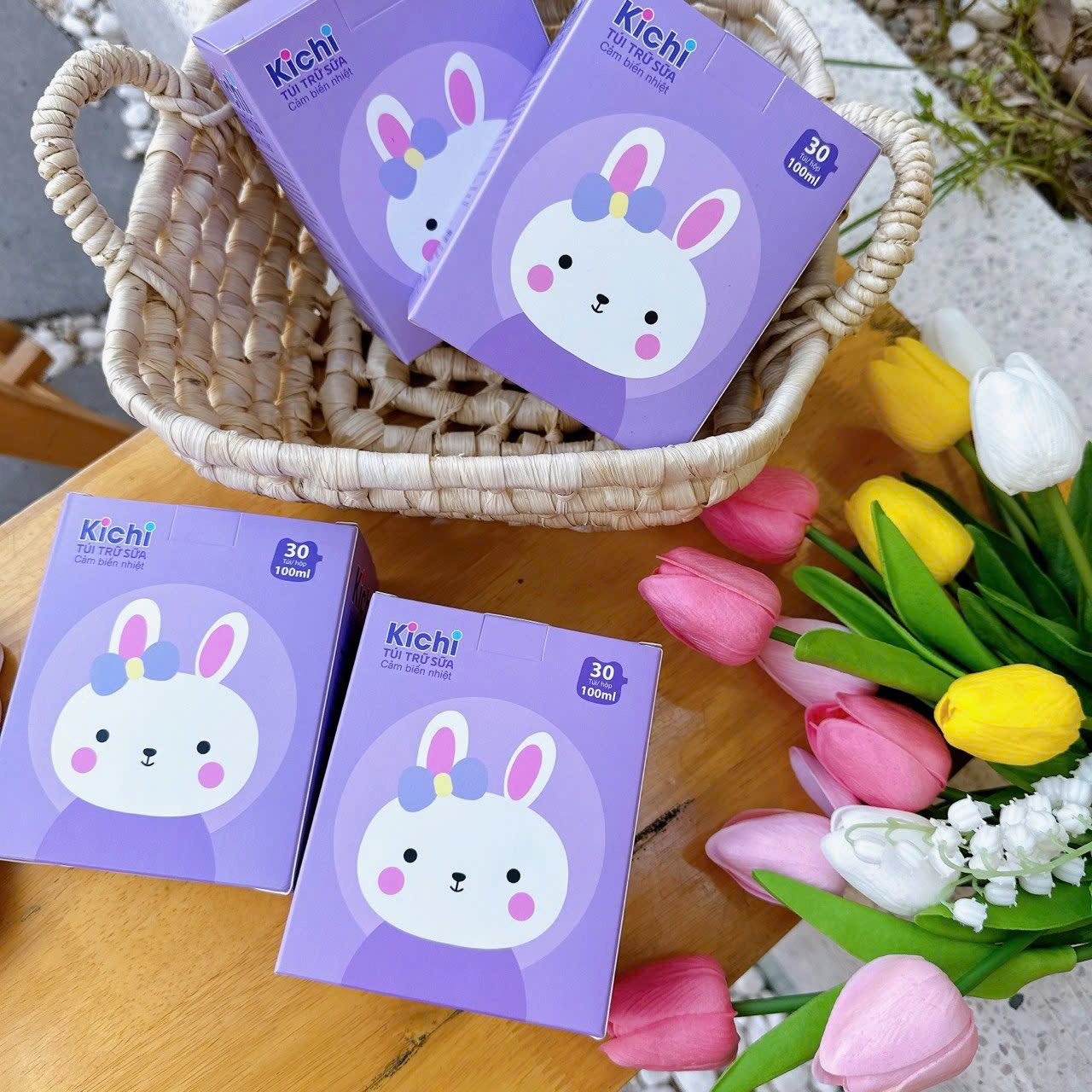 Túi trữ sữa Kichi 100mll (30 gói)