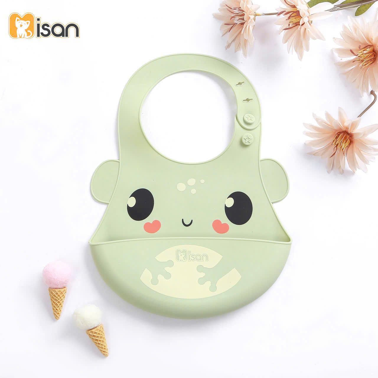 Yếm ăn dặm silicone