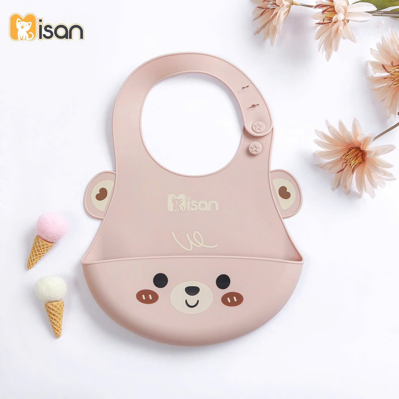 Yếm ăn dặm silicone
