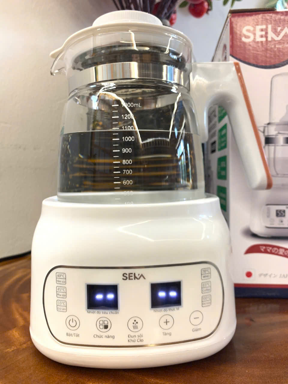 Máy đun nước pha sữa Seka cao cấp