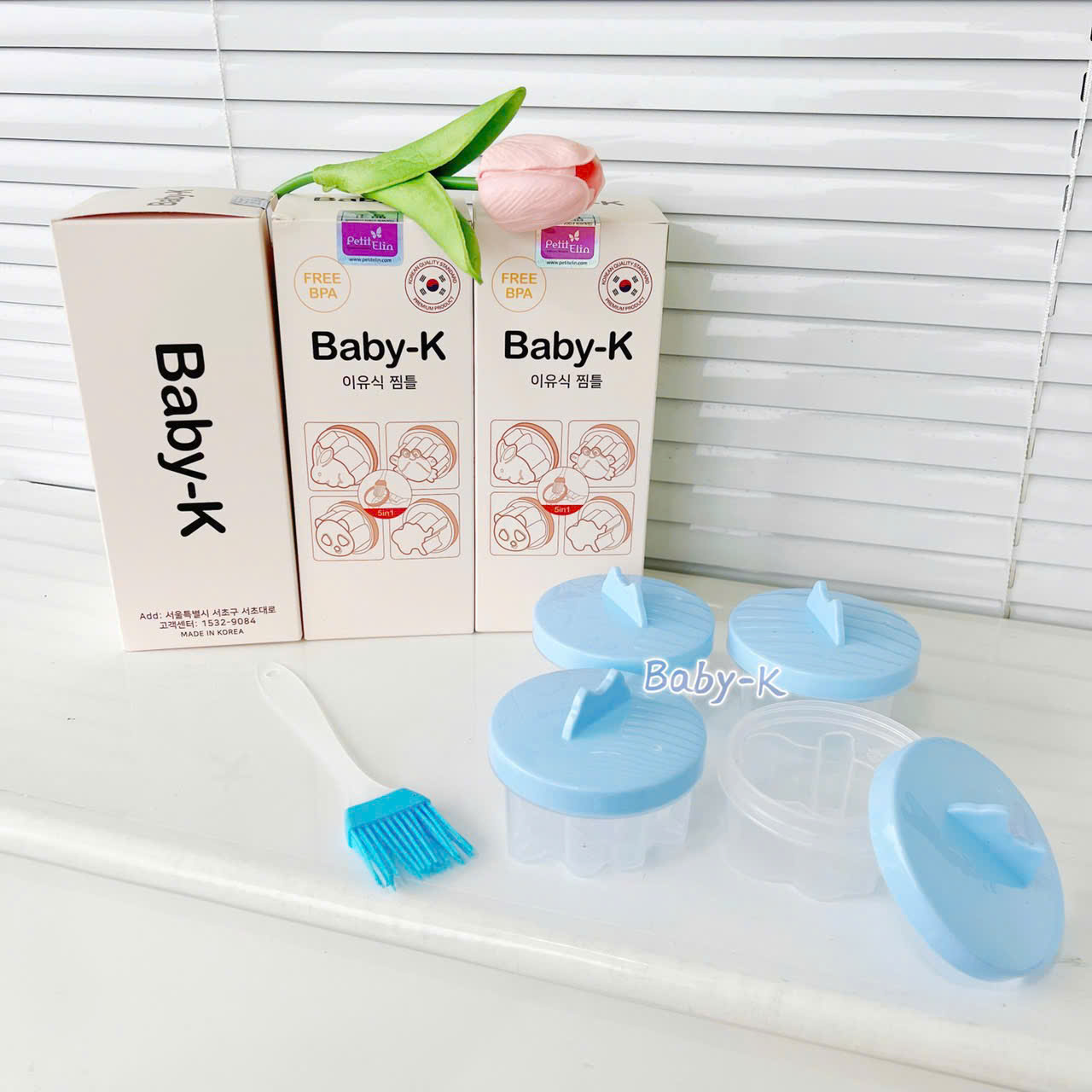 Set 4 chiếc khuôn hấp