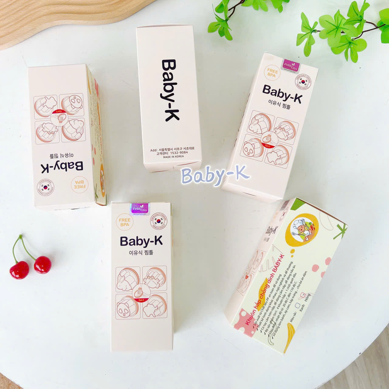 Set 4 chiếc khuôn hấp