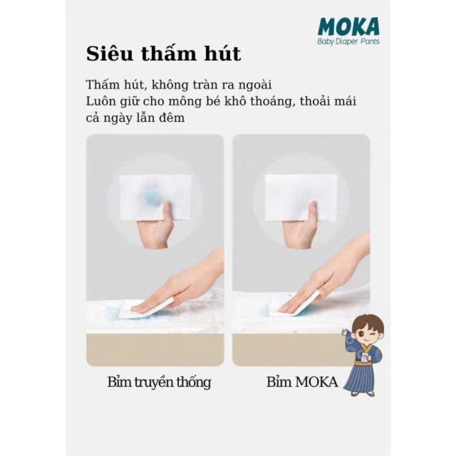 Bỉm quần Moka các size