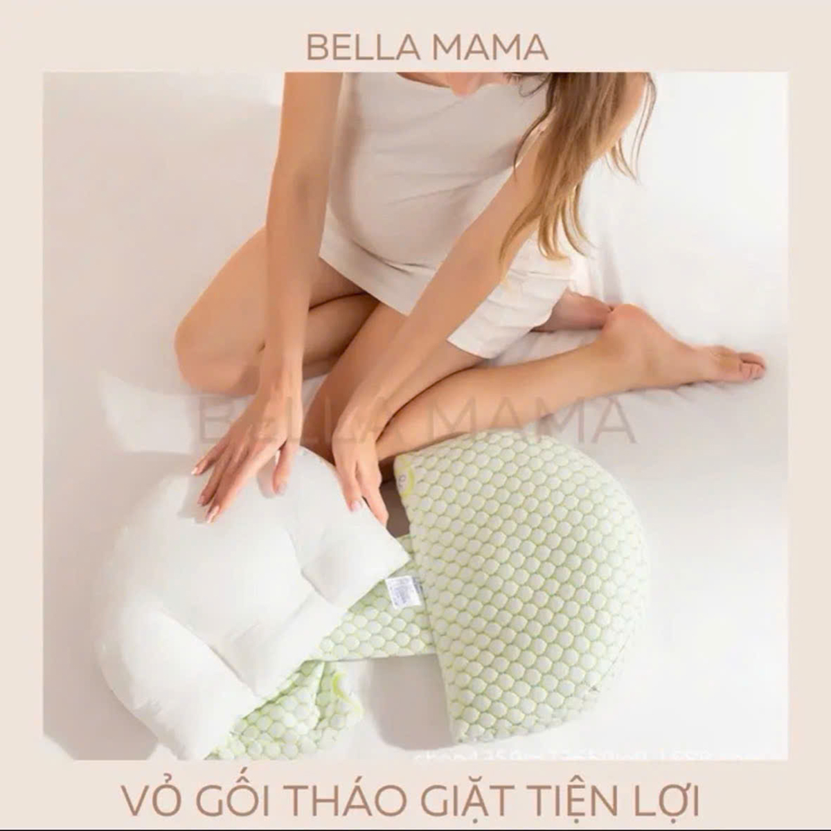 Gối cánh tiên bầu Boona cao cấp
