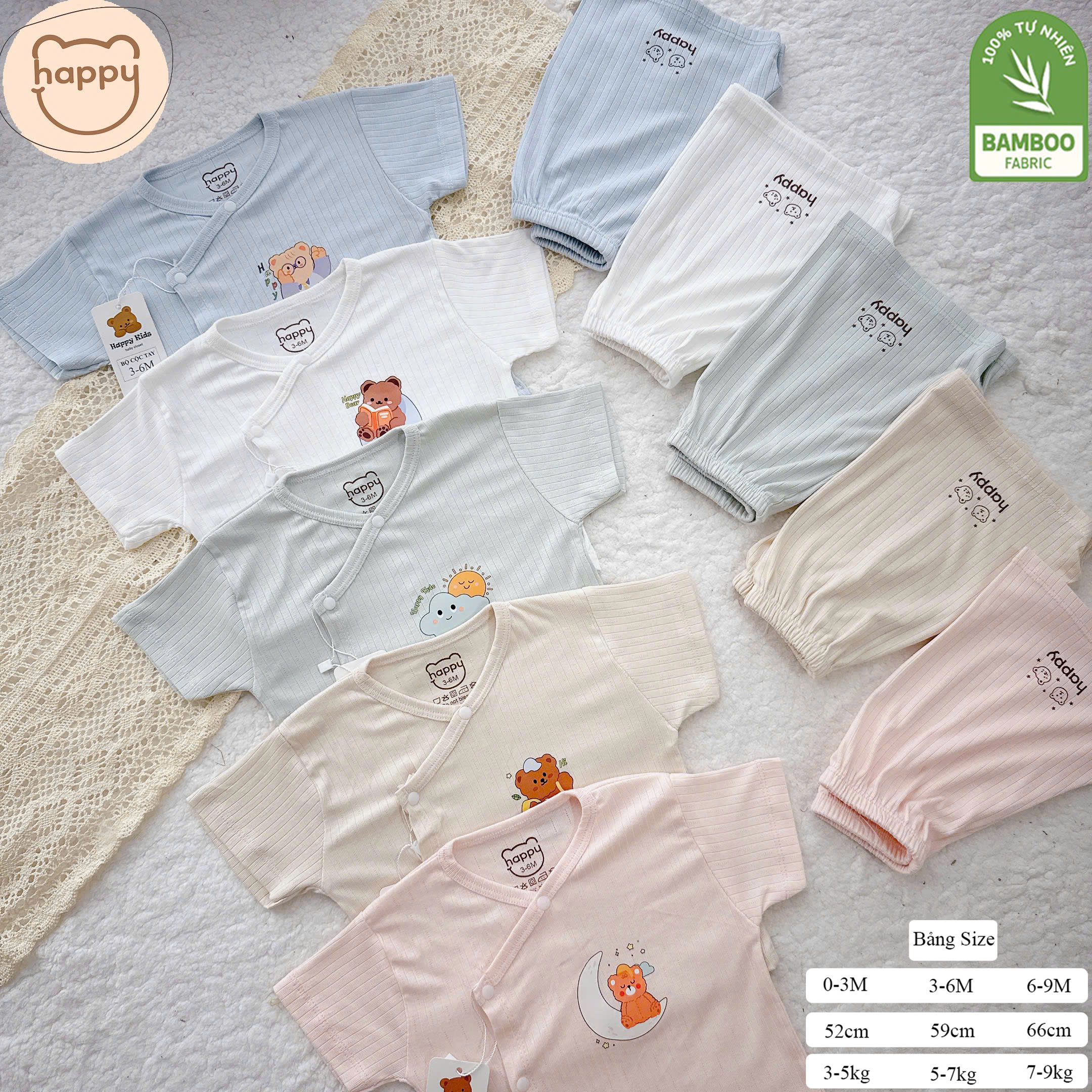 SALE_Bộ cộc sơ sinh đồng giá 49K/bộ