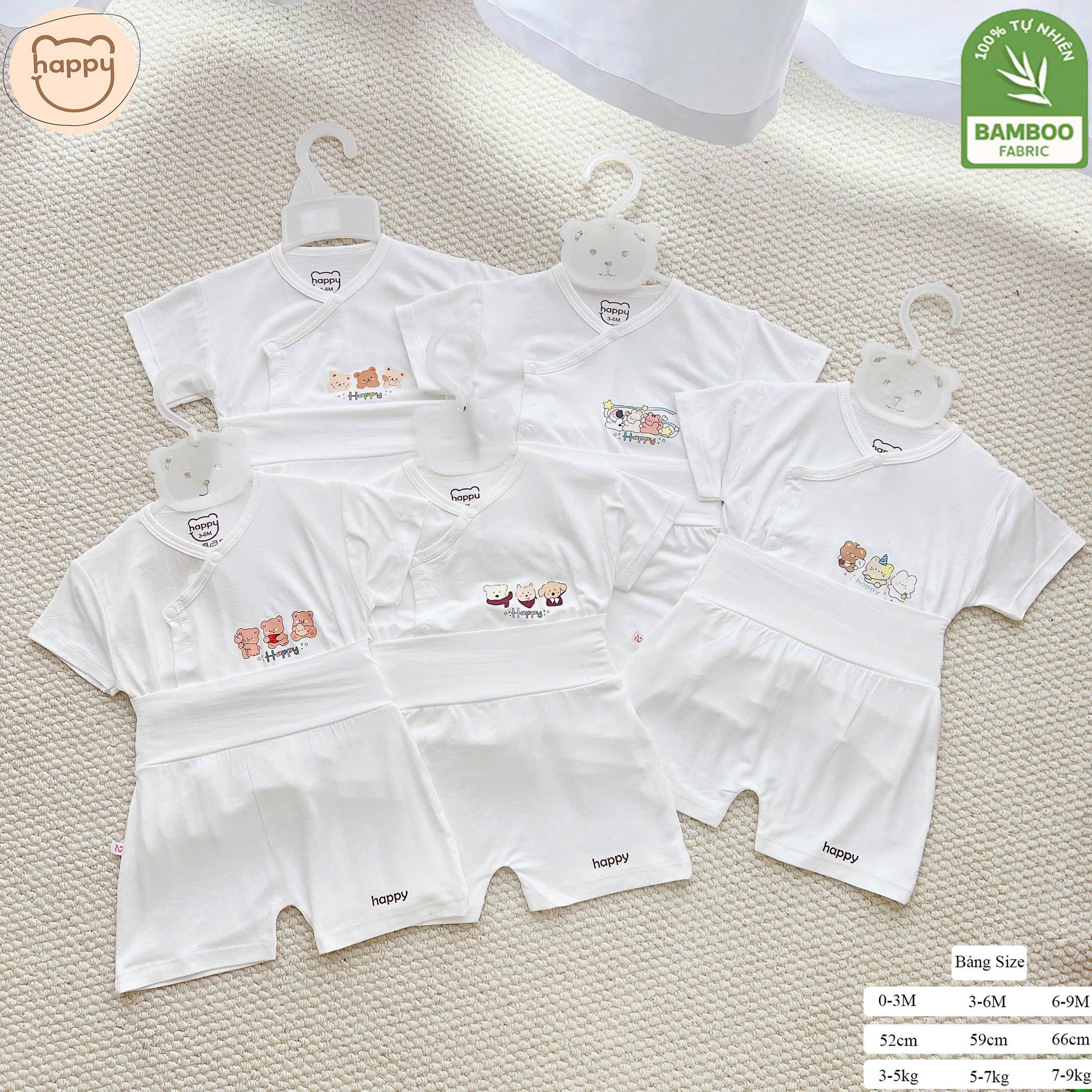 SALE_Bộ cộc sơ sinh đồng giá 49K/bộ