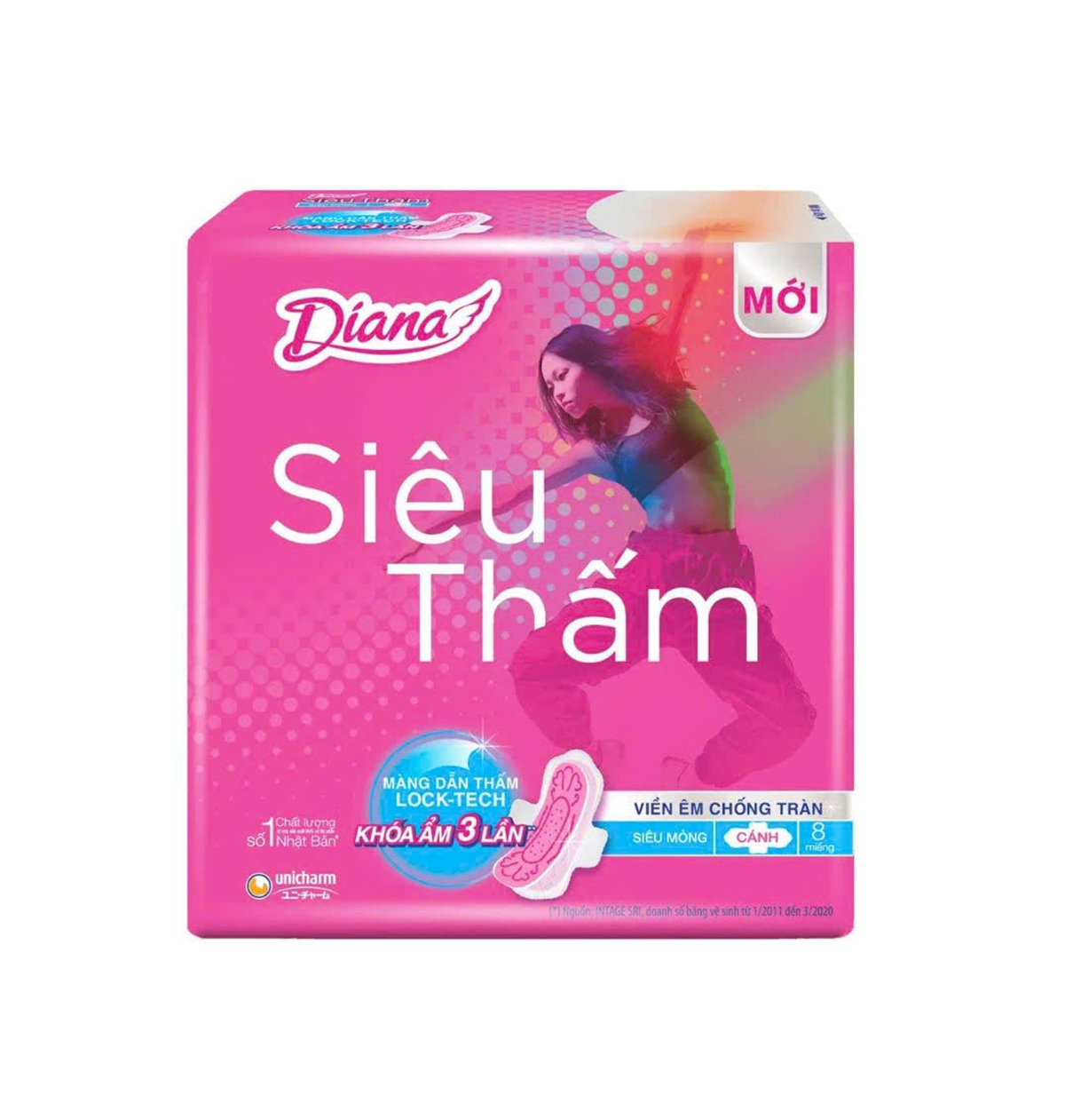 Băng vệ sinh Diana (8 miếng)