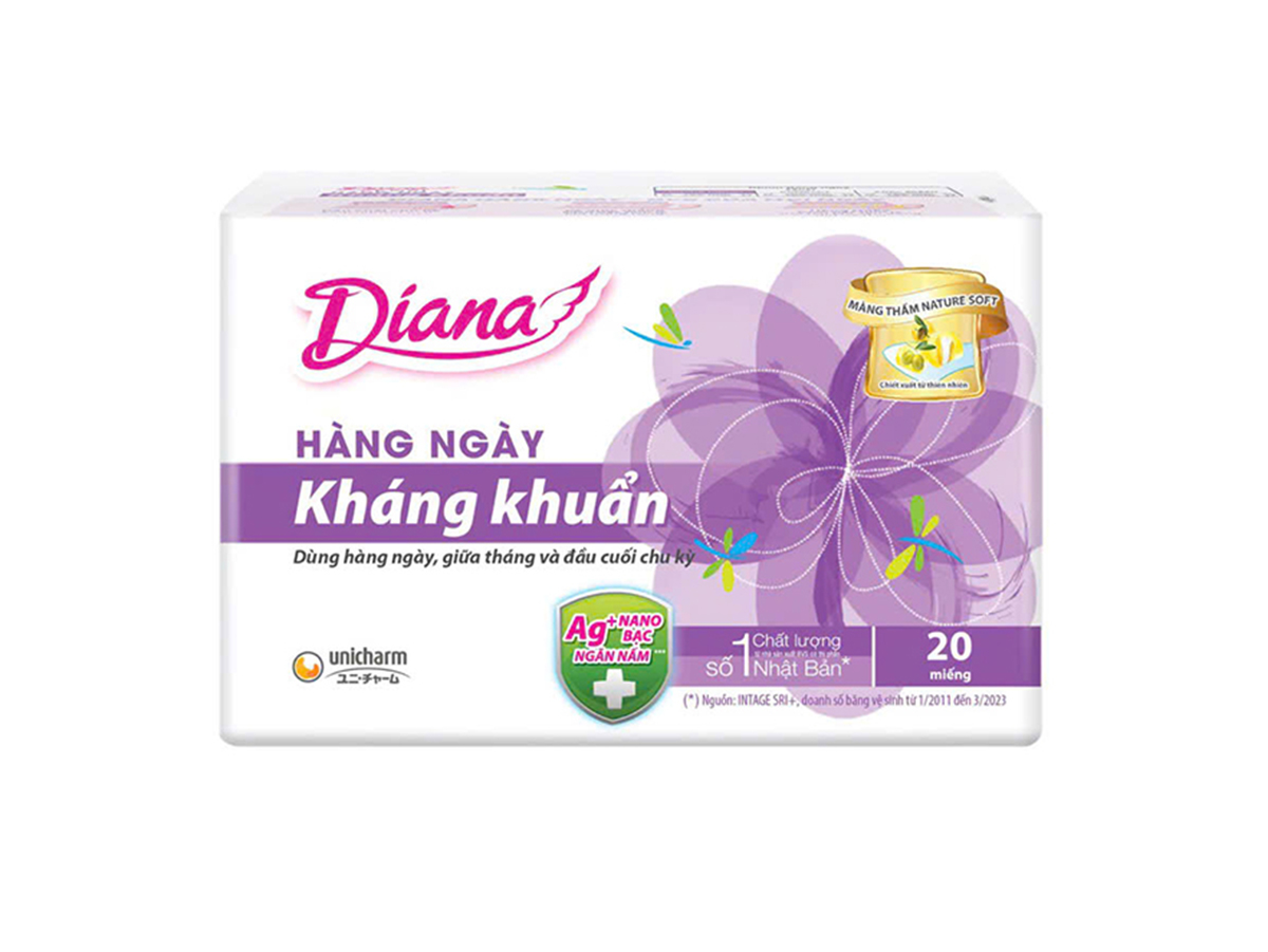 Băng vệ sinh hàng ngày Diana (20 miếng)