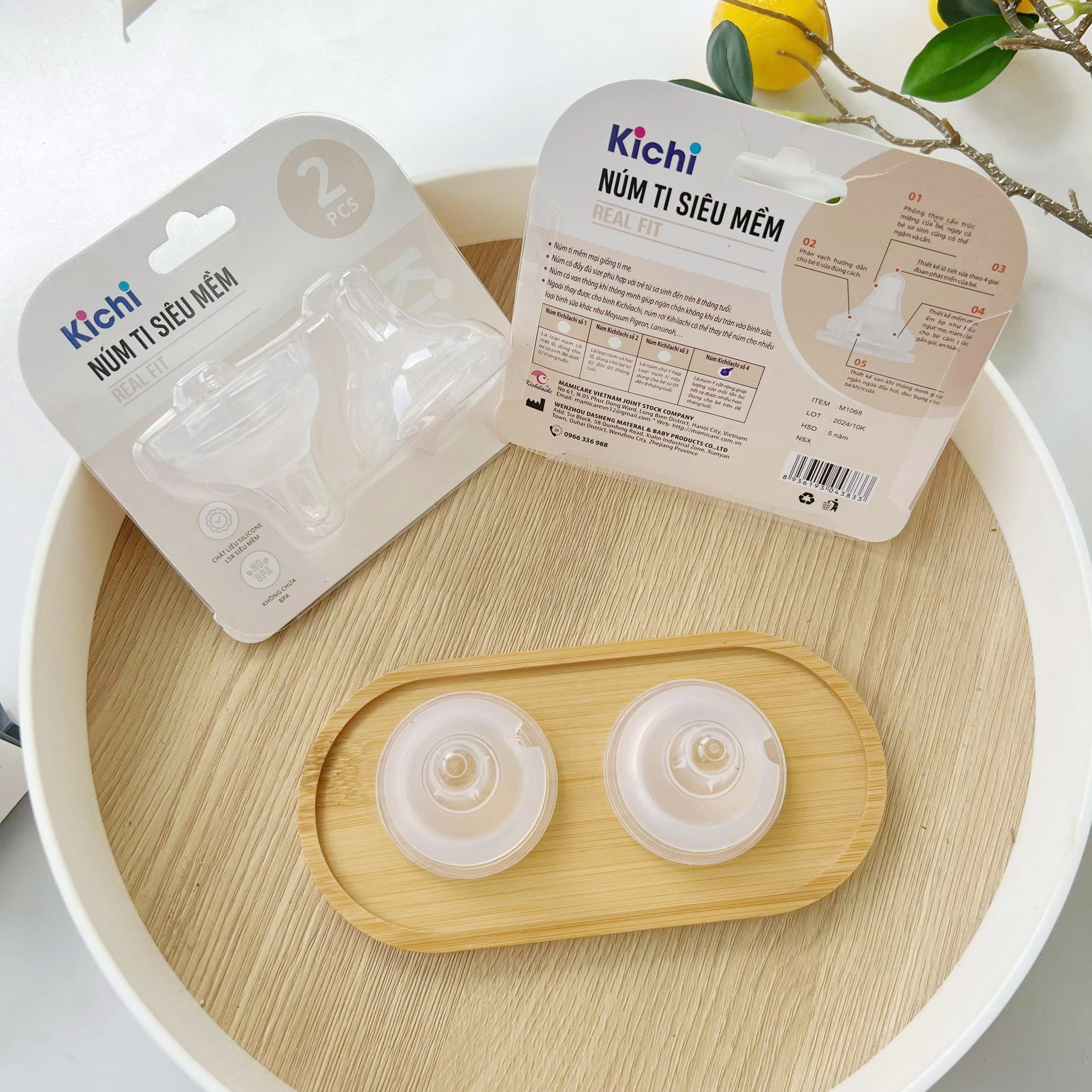 Núm ty Kichi cổ rộng cao cấp