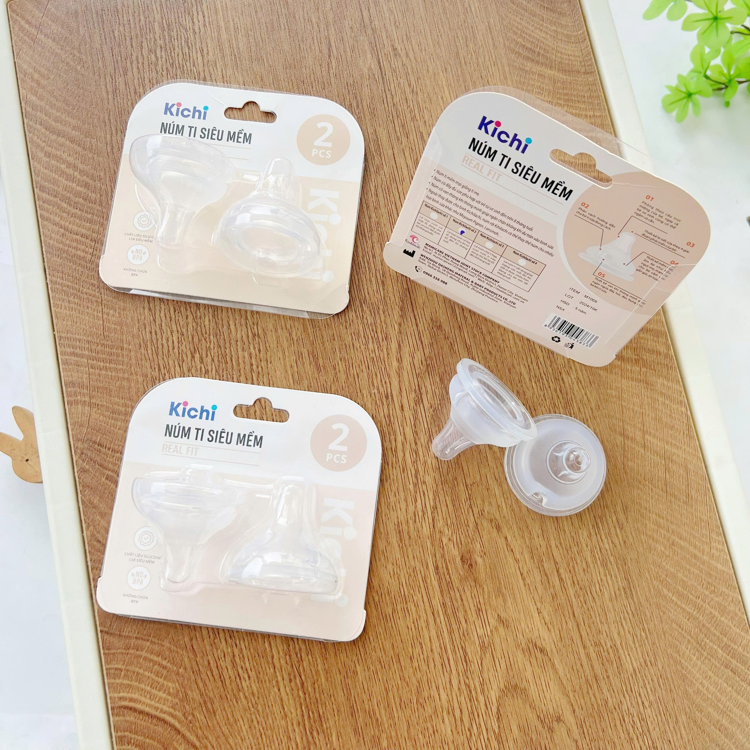 Núm ty Kichi cổ rộng cao cấp